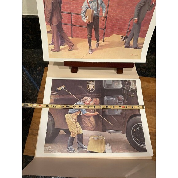 UPS 75th anniversary commemorative prints - set of 4 - Picture 5 of 8